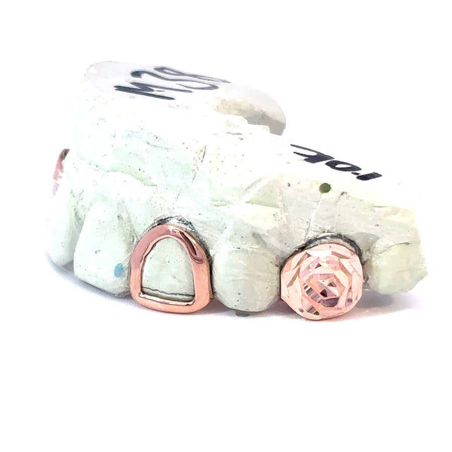 2-Piece Open Face and Rose Cut + Back Bar