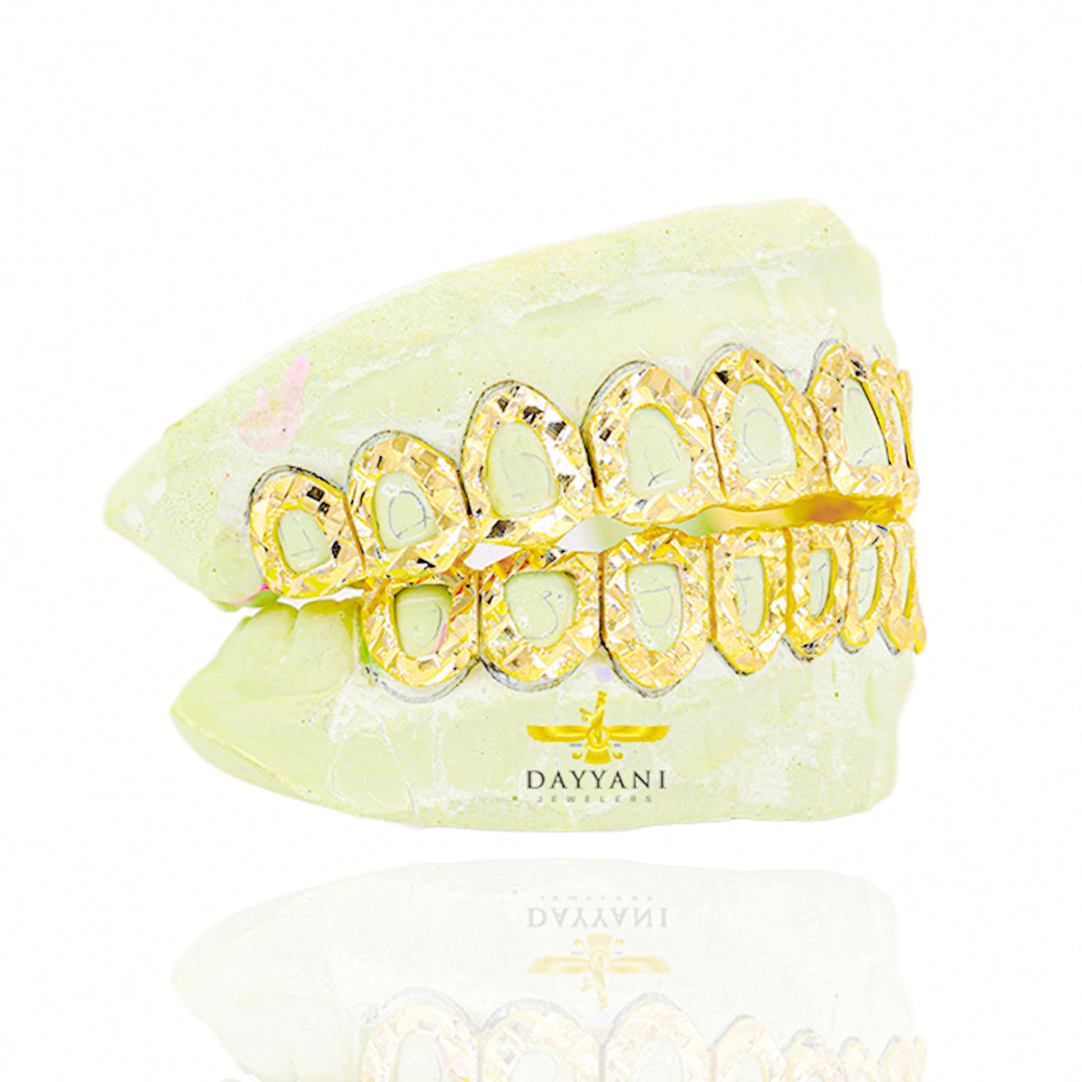 Diamond Dust Diamond Cut Open Face Grill