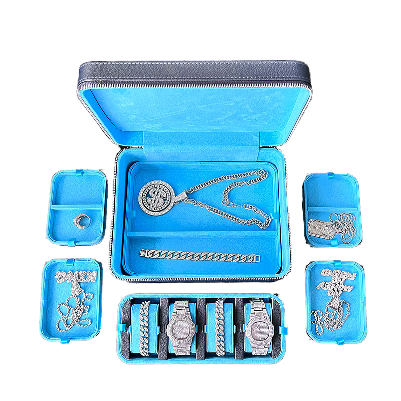 Icehouse Double-Layer Travel Jewelry Case