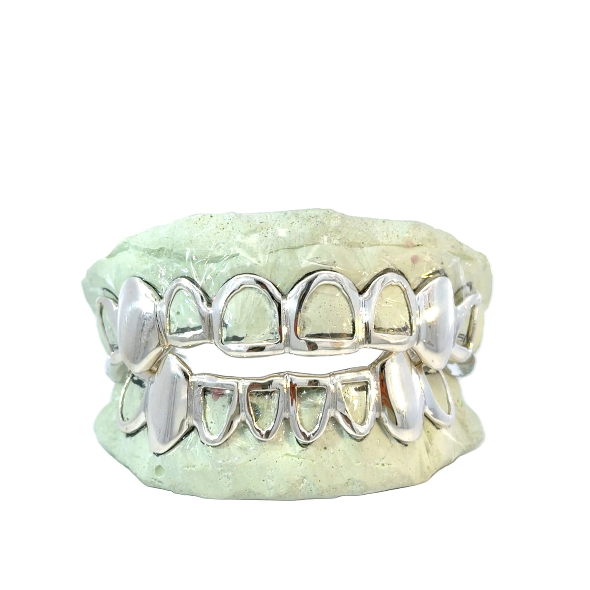 Open Face Grillz with Solid Fangs