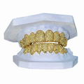Yellow Canary Natural Diamond Zig Zag Set Grillz